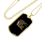 Firefighter Blood Sweat And Tears Necklace Stainless Steel or 18k Gold Dog Tag 24" Chain-Express Your Love Gifts