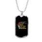 Firefighter Blood Sweat And Tears Necklace Stainless Steel or 18k Gold Dog Tag 24" Chain-Express Your Love Gifts