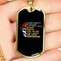 Firefighter Blood Sweat And Tears Necklace Stainless Steel or 18k Gold Dog Tag 24" Chain-Express Your Love Gifts