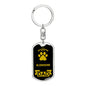 Bloodhound Keychain Stainless Steel or 18k Gold-Express Your Love Gifts