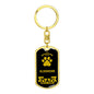 Bloodhound Keychain Stainless Steel or 18k Gold-Express Your Love Gifts