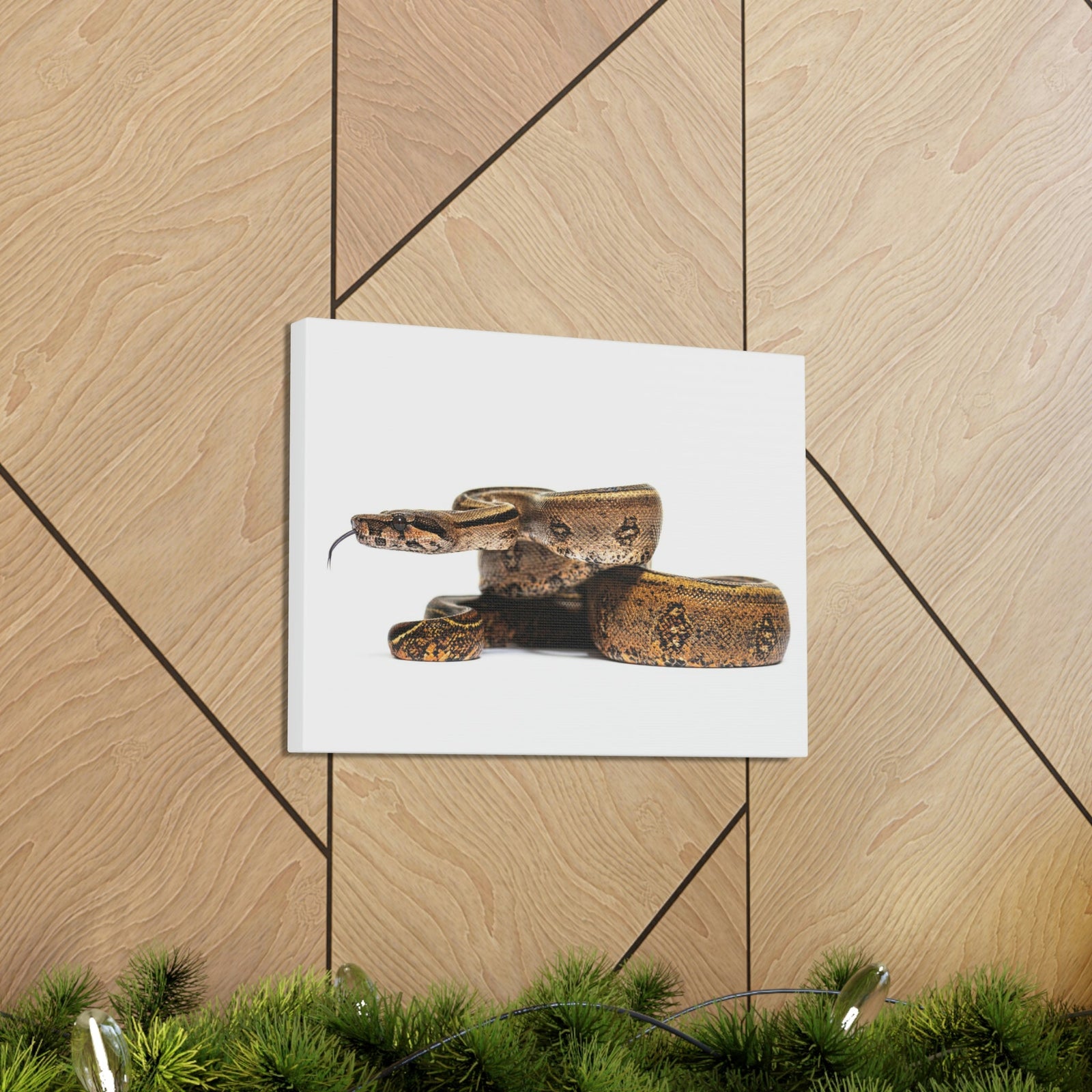 Scripture Walls Boa Hunting Boa on Hunt Print Animal Wall Art Wildlife Canvas Prints Wall Art Ready to Hang Unframed-Express Your Love Gifts