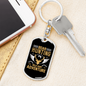 Boar Hunter'S Keychain Gift Stainless Steel or 18k Gold Dog Tag Keyring-Express Your Love Gifts