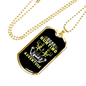 Boar Hunting Adventure Necklace Stainless Steel or 18k Gold Dog Tag 24" Chain-Express Your Love Gifts