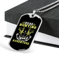 Boar Hunting Adventure Necklace Stainless Steel or 18k Gold Dog Tag 24" Chain-Express Your Love Gifts