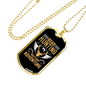 Boar Hunting Necklace Stainless Steel or 18k Gold Dog Tag 24" Chain-Express Your Love Gifts