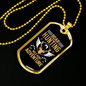 Boar Hunting Necklace Stainless Steel or 18k Gold Dog Tag 24" Chain-Express Your Love Gifts