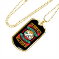 Bond With Dog Bones Necklace Stainless Steel or 18k Gold Dog Tag 24" Chain-Express Your Love Gifts