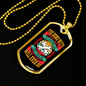 Bond With Dog Bones Necklace Stainless Steel or 18k Gold Dog Tag 24" Chain-Express Your Love Gifts