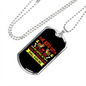 Bond With Dog Necklace Stainless Steel or 18k Gold Dog Tag 24" Chain-Express Your Love Gifts