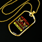 Bond With Dog Necklace Stainless Steel or 18k Gold Dog Tag 24" Chain-Express Your Love Gifts