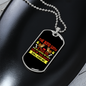 Bond With Dog Necklace Stainless Steel or 18k Gold Dog Tag 24" Chain-Express Your Love Gifts