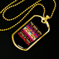 Bond With Dog Purple Necklace Stainless Steel or 18k Gold Dog Tag 24" Chain-Express Your Love Gifts