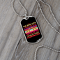 Bond With Dog Purple Necklace Stainless Steel or 18k Gold Dog Tag 24" Chain-Express Your Love Gifts