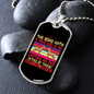 Bond With Dog Purple Necklace Stainless Steel or 18k Gold Dog Tag 24" Chain-Express Your Love Gifts
