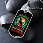Bond With True Dog Blue Necklace Stainless Steel or 18k Gold Dog Tag 24" Chain-Express Your Love Gifts