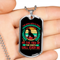 Bond With True Dog Blue Necklace Stainless Steel or 18k Gold Dog Tag 24" Chain-Express Your Love Gifts