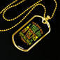 Bond With True Dog Necklace Stainless Steel or 18k Gold Dog Tag 24" Chain-Express Your Love Gifts