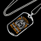 Bond With True Dog Yellow Necklace Stainless Steel or 18k Gold Dog Tag 24" Chain-Express Your Love Gifts