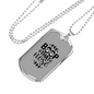 Boop That Nose Necklace Stainless Steel or 18k Gold Dog Tag 24" Chain-Express Your Love Gifts