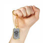 Boop That Nose Necklace Stainless Steel or 18k Gold Dog Tag 24" Chain-Express Your Love Gifts
