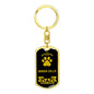 Border Collie Keychain Stainless Steel or 18k Gold-Express Your Love Gifts