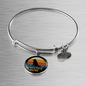 Border Collie Mom Bracelet Stainless Steel or 18k Gold Circle Bangle-Express Your Love Gifts