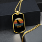 Border Collie Mom Necklace Stainless Steel or 18k Gold Dog Tag 24" Chain-Express Your Love Gifts