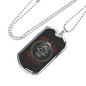 Born To Ride Bikernecklace Stainless Steel or 18k Gold Dog Tag 24"-Express Your Love Gifts