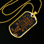Born to Ride Necklace Stainless Steel or 18k Gold Dog Tag 24" Chain-Express Your Love Gifts