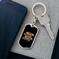 Boss Realtor Mom Keychain Stainless Steel or 18k Gold Dog Tag Keyring-Express Your Love Gifts