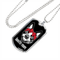 Bostie Mom Necklace Stainless Steel or 18k Gold Dog Tag 24" Chain-Express Your Love Gifts