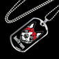 Bostie Mom Necklace Stainless Steel or 18k Gold Dog Tag 24" Chain-Express Your Love Gifts