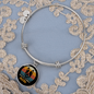 Boston Terrier Mom Bracelet Stainless Steel or 18k Gold Circle Bangle-Express Your Love Gifts