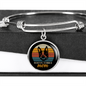 Boston Terrier Mom Bracelet Stainless Steel or 18k Gold Circle Bangle-Express Your Love Gifts
