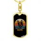 Boston Terrier Mom Keychain Stainless Steel or 18k Gold Dog Tag Keyring-Express Your Love Gifts