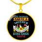 Boston Terriers Mom Circle Necklace Stainless Steel or 18k Gold 18-22"-Express Your Love Gifts