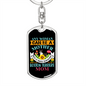 Boston Terriers Mom Keychain Stainless Steel or 18k Gold Dog Tag Keyring-Express Your Love Gifts
