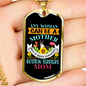 Boston Terriers Mom Necklace Stainless Steel or 18k Gold Dog Tag 24" Chain-Express Your Love Gifts