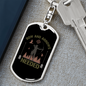 Bow & Arrows Hunter'S Keychain Gift Stainless Steel or 18k Gold Dog Tag Keyring-Express Your Love Gifts