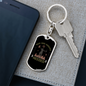 Bow & Arrows Hunter'S Keychain Gift Stainless Steel or 18k Gold Dog Tag Keyring-Express Your Love Gifts