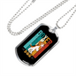 Boxer Dog Necklace Stainless Steel or 18k Gold Dog Tag 24" Chain-Express Your Love Gifts