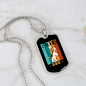 Boxer Dog Necklace Stainless Steel or 18k Gold Dog Tag 24" Chain-Express Your Love Gifts