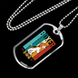 Boxer Dog Necklace Stainless Steel or 18k Gold Dog Tag 24" Chain-Express Your Love Gifts