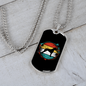 Boxer Necklace Stainless Steel or 18k Gold Dog Tag 24" Chain-Express Your Love Gifts