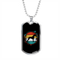 Boxer Necklace Stainless Steel or 18k Gold Dog Tag 24" Chain-Express Your Love Gifts