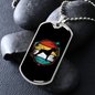 Boxer Necklace Stainless Steel or 18k Gold Dog Tag 24" Chain-Express Your Love Gifts
