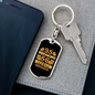 Breaking Bitcoin Crypto Keychain Stainless Steel or 18k Gold Dog Tag Keyring-Express Your Love Gifts