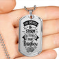 Brighter The Rainbow Necklace Stainless Steel or 18k Gold Dog Tag 24" Chain-Express Your Love Gifts