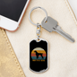 Britanny Mom Dog Keychain Stainless Steel or 18k Gold Dog Tag Keyring-Express Your Love Gifts